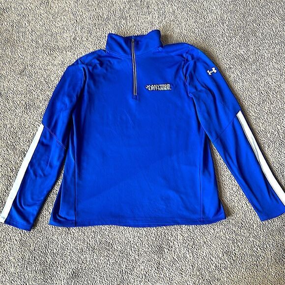 Under Armour Anytime Fitness Staff Fleece 1/2 Zip Top! - Picture 10 of 10